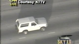 OJ Simpson on the run in 1994 Recorded LIVE Full version [upl. by Marjy]