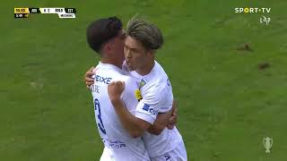 Goal  Golo Meshino FC Arouca 02 Estoril Praia Liga 2122 1 [upl. by Ahseiuqal]