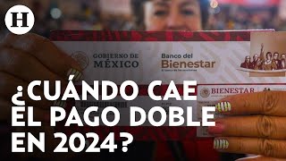 ¡Pago doble de Pensión Bienestar este 2024 Conoce el mes que se dará el recurso este año [upl. by Oraneg]