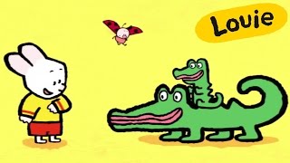 Krokodil  Louie mal mir ein Krokodil  Lebendige bildungs malen für kinder [upl. by Eerok]