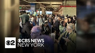 LaGuardia terminal evacuated due to suspicious package [upl. by Nicoli670]