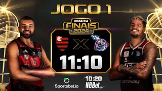 NBBet  Finais NBB CAIXA 2024  🔴⚫Flamengo X Sesi Franca🏟️  Jogo 1  010624  Ao vivo com imagens [upl. by Aikyn]