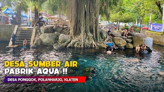 DESA INI JADI SUMBER AIR AQUA Pemandangan Alam Wisata Umbul Kapilaler  Cerita Desa Ponggok Klaten [upl. by Abbi]