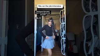 How to pass the job interview🤣 jobinterview rachelxfactor xfactor gottalent relatable funny [upl. by Derina]