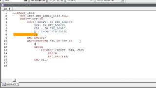 VHDL Basic Tutorial 3 [upl. by Blanch]