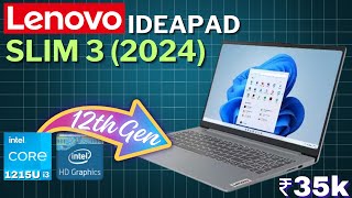 Lenovo Ideapad Slim 3 i3 12th Generation रिव्यू इन हिंदी  8GB Ram  Windows 11  Under ₹35000 [upl. by Eittod576]