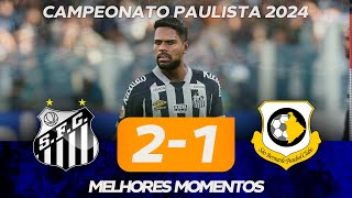 SANTOS COMPLICA VIDA DE SÃO BERNARDO COM VITORIA  JOGO DE HOJE  ASSISTA AGORA NO PES 2021 AO VIVO [upl. by Gati]