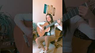 Autumn Leaves┋ shorts guitarist classicalguitar femaleguitarist [upl. by Mailli717]