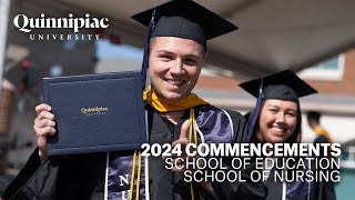 2024 Quinnipiac University School of Nursing and School of Education Commencements [upl. by Korman832]