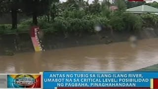 Antas ng tubig sa ilangilang river sa Noveleta Cavite umabot na sa critical level [upl. by Anelis437]