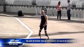 Blade Runner Oscar Pistorius to race in Olympics [upl. by Petes]