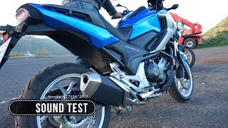 Honda NC750X Sound of the stock exhaust [upl. by Ogirdor285]