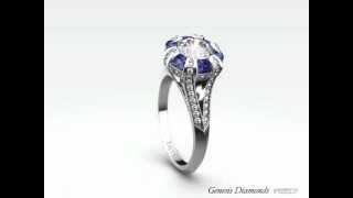 Tacori Simply Tacori 2518RD Halo Channel Engagement Ring [upl. by Auqenehs]