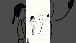 Kiss and slap 🤣🤣 art animation drawing funny comedy anmison nikukadam05shorts [upl. by Starr]