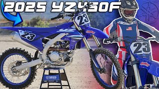 NEW 2025 Yamaha YZ450F  My First Ride [upl. by Ydnahs]