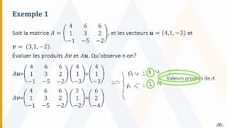 Valeurs propres et multiplicité algébrique [upl. by Arinay]