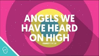 Family Force 5  Angels We Have Heard On High Lyric Video 4K [upl. by Clemmy]