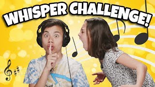 WHISPER CHALLENGE Brother vs Sister Lip Reading Contest [upl. by Alekim]