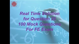 Aluminum Crimp Connects to a Copper Wire Real Time Solution 25 for FE Exam Mock Question Series 1 [upl. by Yeldahc]