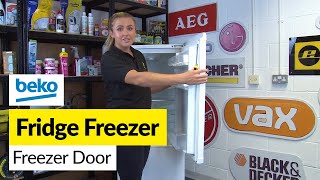 Replace the Freezer Door on a Beko Fridge Freezer  EASILY Yourself [upl. by Jasper500]