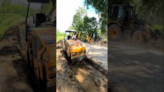 2 JCB amp 1 mini Roler work 🚜😜💯 jcb roller tractor [upl. by Nicodemus]