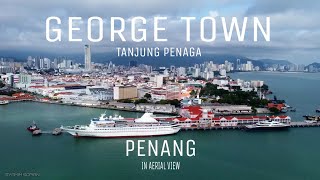 GEORGETOWN PENANG  IN AERIAL VIEW  DJI Mavic Mini [upl. by Arluene855]