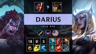 Darius Mid vs Cassiopeia Triple Kill Legendary  NA Master Patch 1416 [upl. by Kenwood57]