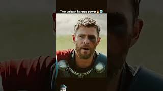 God of thunder unleash his true powerafter conversation with odin 🔥🥶ytshorts marvelshorts [upl. by Longtin99]