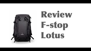 Review FStop Kamera Rucksack Lotus [upl. by Roderich97]