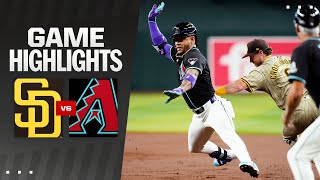 Padres vs Dbacks Game Highlights 5424  MLB Highlights [upl. by Karr533]