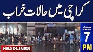 Samaa News Headlines 7 PM  Election 2024  Heavy Rain in Karachi  4 Feb 2024  SAMAA TV [upl. by Outhe894]