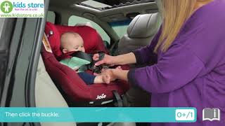 Joie Spin 360 Car Seat How to install [upl. by Idnahr]