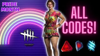 All NEW Pride Month CODES  Dead By Daylight [upl. by Sonstrom]