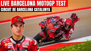 Live MotoGp Today Barcelona Test  Marc Marquez Ducati Corse 2025 [upl. by Adgam]