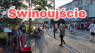 Swinoujscie 081 🌞🌞🌞 promenada walking tour [upl. by Yv814]