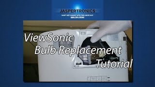 ViewSonic PA503X Bulb Replacement Tutorial [upl. by Phiona]