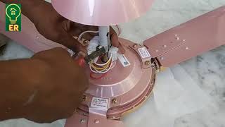 Ceiling fan installation  how to install ceiling fan at home havells fan [upl. by Enttirb54]