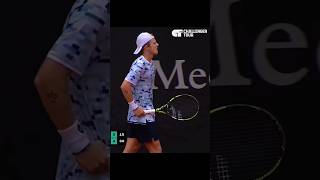 Carabelli 🇦🇷 vs De Jong 🇳🇱 Un punto con todos los golpes ❤️‍🔥 tennis argentina tenis atp wta [upl. by Enelyw]