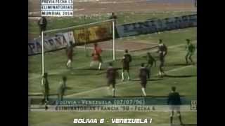 Los Goles de las Clasificatorias  Eliminatorias Sudamericanas Rumbo a Francia 1998 IDA [upl. by Florentia]