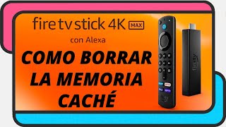 Como borrar la memoria caché en el Amazon Fire TV Stick [upl. by Fafa]