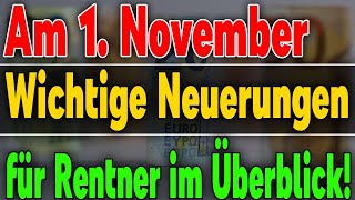 Erste Rentenzahlungen Informationen zur gesetzlichen Rentenversicherung ab 1 November [upl. by Eirrem]