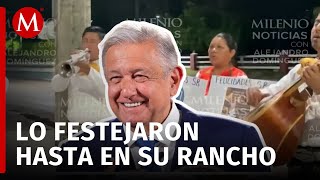 Felicitaciones a AMLO en su 71º cumpleaños desde el Congreso y la Mañanera [upl. by Nyar]