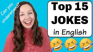 Top 15 Jokes in English Can you understand them [upl. by Alsi]