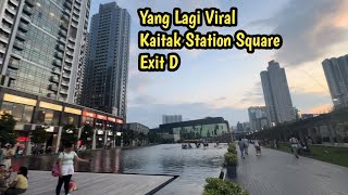 Kai Tak Station Square  Bekas Bandara Lama Hongkong [upl. by Ahsatsana]