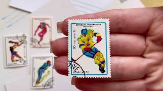 Postage stamps sport collection postagestamp stamps stamping postagens [upl. by Milan]