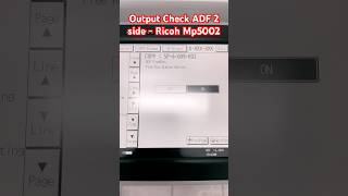 Ouput Check ADF Ricoh Mp5002 [upl. by Pax]