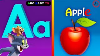 A for apple  B for ball  phonics song  Baby Songs  abcd song  KidsEducation  ABC BABY TV 3 [upl. by Gustav]