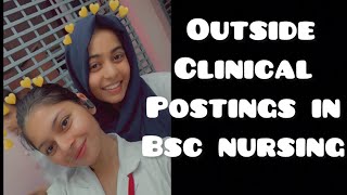 Outside Clinical Postings During Bsc Nursing nursingstudentlife nursingeducation bscnursing [upl. by Surdna]