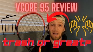 The Vcore 95 has a HUGE flaw Yonex Vcore 95 review by pro player court level [upl. by Hedva]