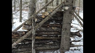 Building a Bushcraft Basecamp  Episode 1 [upl. by Nade]